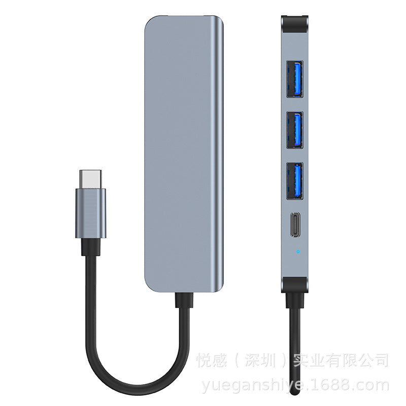 manufacturer five-in-one typec hub usb hub one-to-four notebook tablet splitter