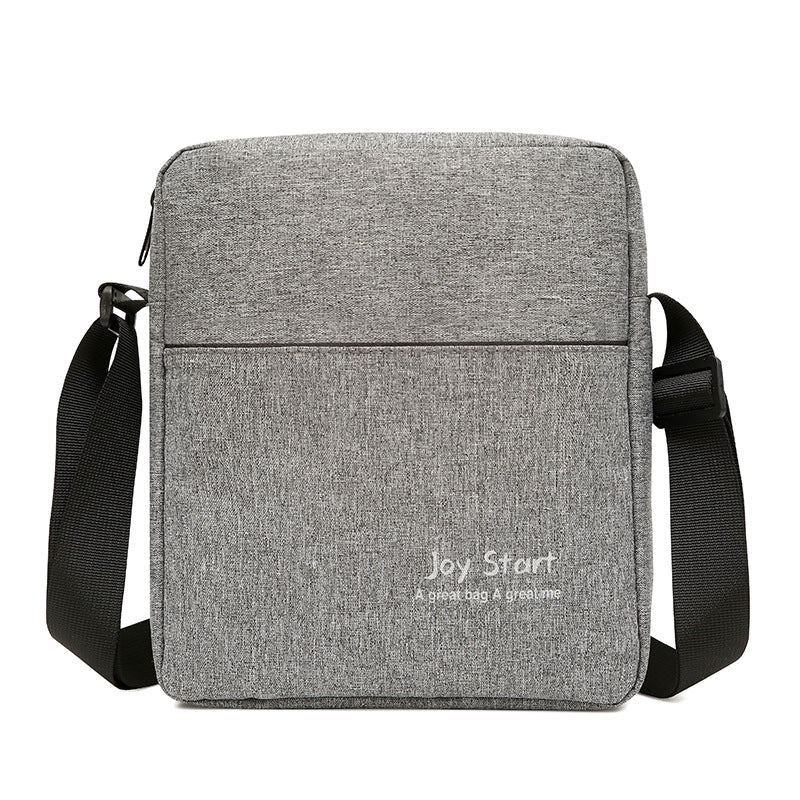 Foreign trade new men's casual shoulder bag simple wear-resistant anti-splashing messenger bag outdoor travel portable small square bag