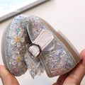 Girls' leather shoes - new autumn  collection: kids' bowknot rhinestone princess shoes, sparkling crystal shoes for baby girls