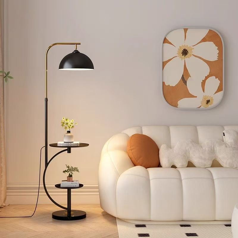 Nordic cream style floor lamp - stylish accent lighting for living room, sofa side, bedroom ambiance, creative decorative floor lamp