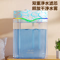 New 2l triple-spray water droplet humidifier, usb air humidifier with aromatherapy, portable large mist humidifier for office desktop