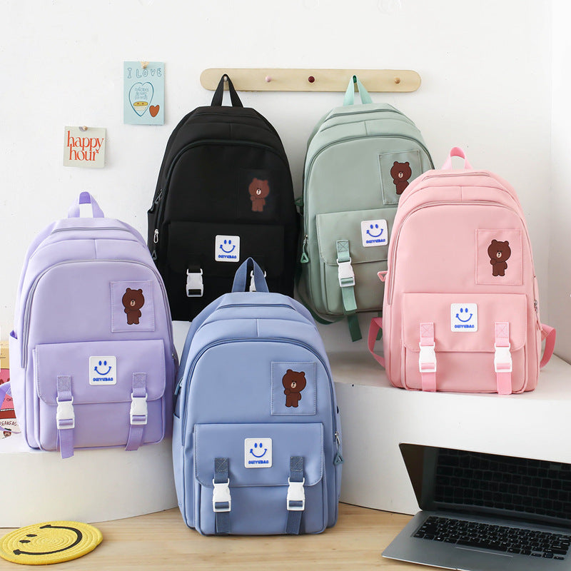 Cross-border 2025 new trend Mori school backpack Korean version of simple and fashionable student casual schoolbag