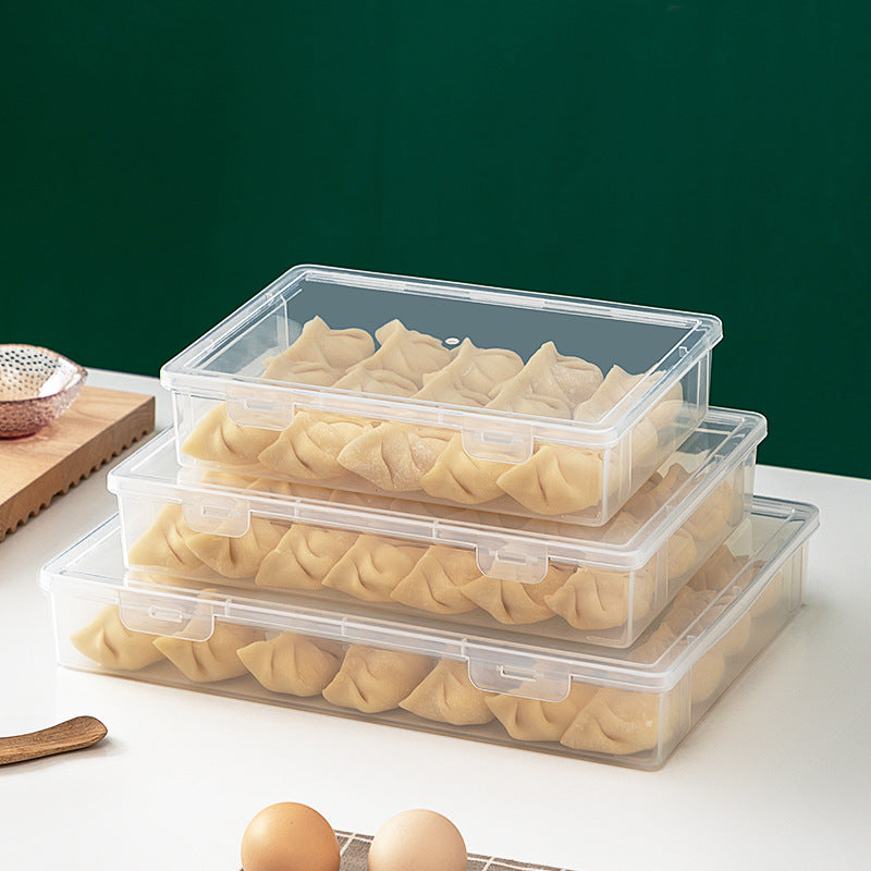 Kitchen Refrigerator Storage Box Food Grade Household Dumplings Dumpling Box Freezing Box Wonton Special Quick-freezing Box Fresh-keeping Box