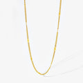hot-selling jewelry casualniche style gold sequin necklace ins style accessible luxurysense of design single chain neck accessory