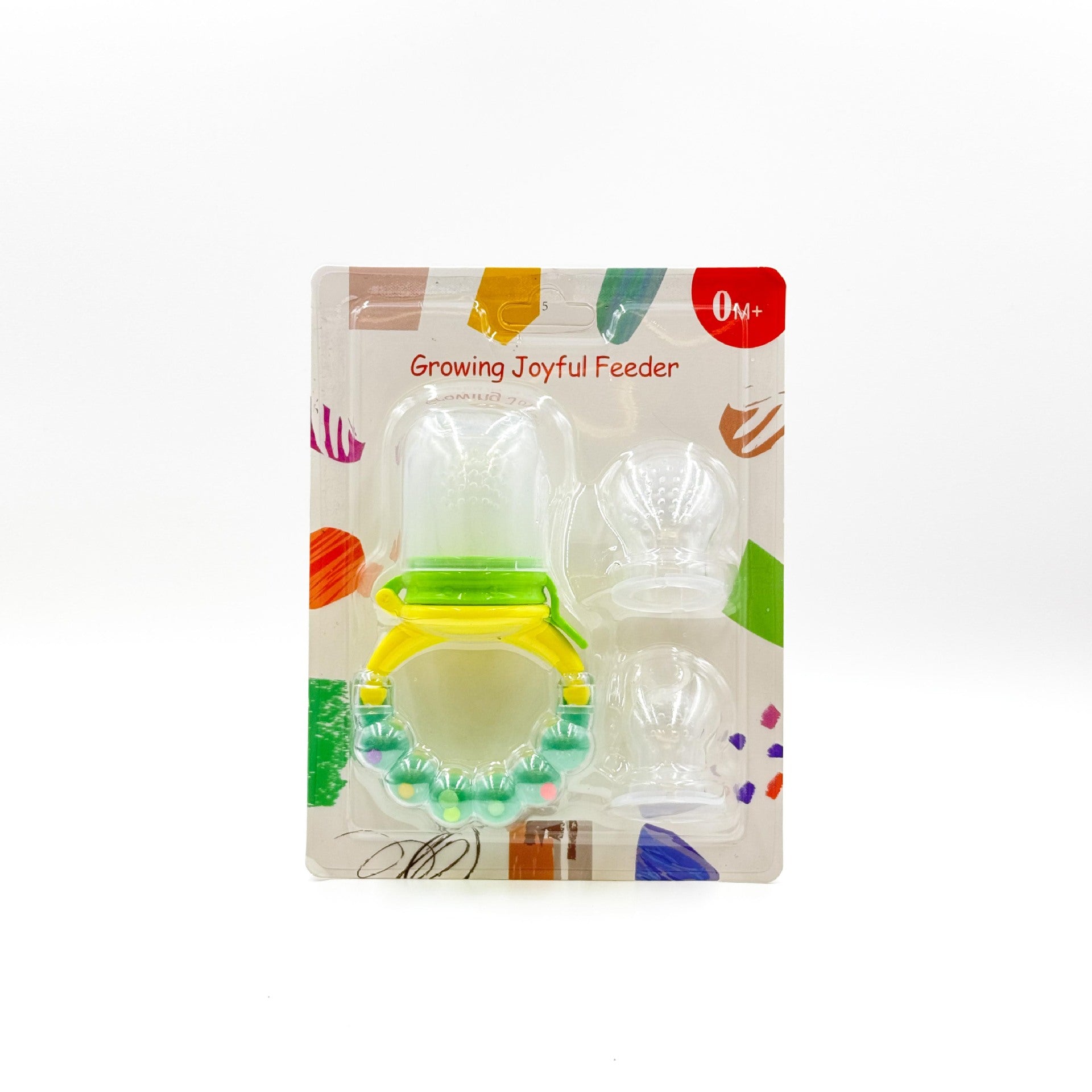 English card pack, baby bell fruit and vegetable music, large, medium and small mesh bag set, fruit complementary food bite music, silicone mesh