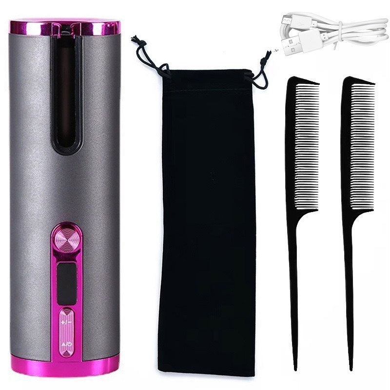new usb lazy hair curling wireless charging portable curling iron fully automatic foreign trade hair curler manufacturer