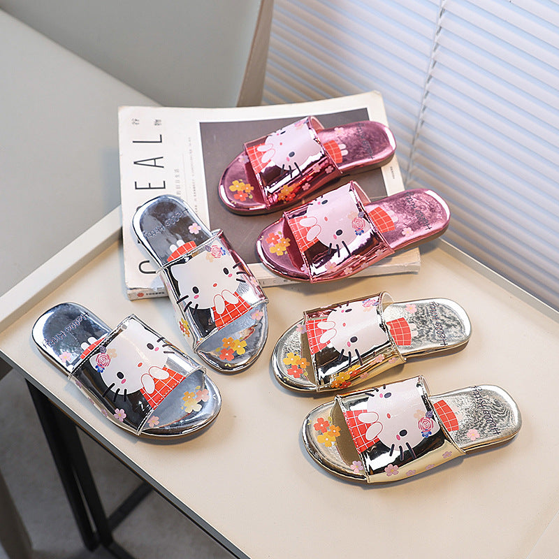 Vancahao kids' cartoon sandals & slippers -  summer new collection - girls' indoor/outdoor sandals & slides - big & tall sizes available