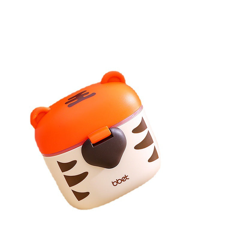 Baby milk powder box Portable out Large capacity baby rice noodle box Milk powder sub-packaging box Sealed storage tank Moisture-proof