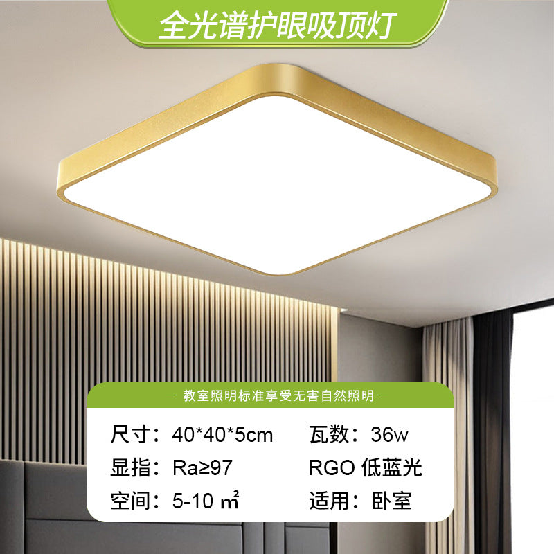 2025 new living room light hall main light simple led dining room bedroom light ceiling light whole house Zhongshan lighting