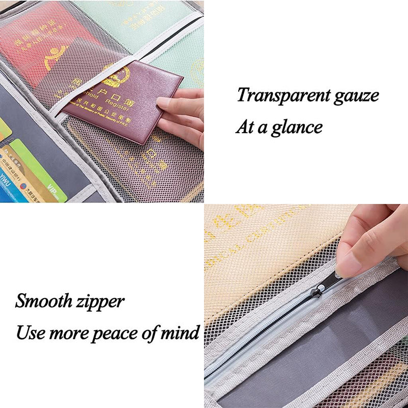 Document storage bag Family certificate Document box Data storage bag Household real estate This bag Instructions Card bag