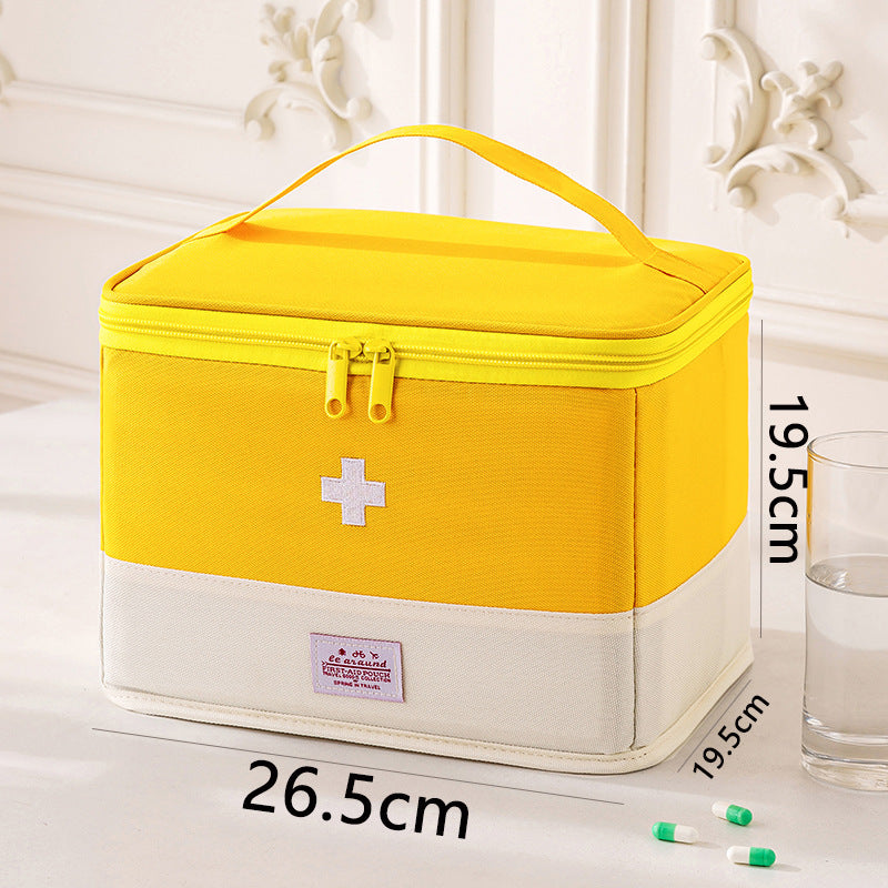 Portable First Aid Kit Cross Drug Storage Bag Travel Business Travel Medical Kit Large Capacity Medical Emergency Kit