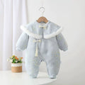 Baby winter one-piece long crawl new chinese style fashionable new chinoiserie baby thickened new year greeting clothes outwear haha