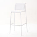 Scandinaviancasual bar chair accessible luxury plastic bar chair stackable high stool popular bar stool outdoor back chair