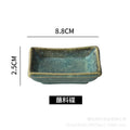 Japanese creative kiln-turned tableware ceramic suit restaurant for home model room stylish ceramic plate for one person to eat