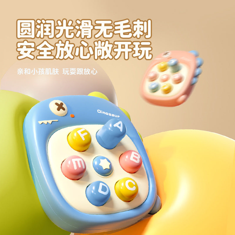 Cross-border new products Dinosaur whack-a-mole baby 0-3 years old Parent-child interaction Press music early education educational toys wholesale