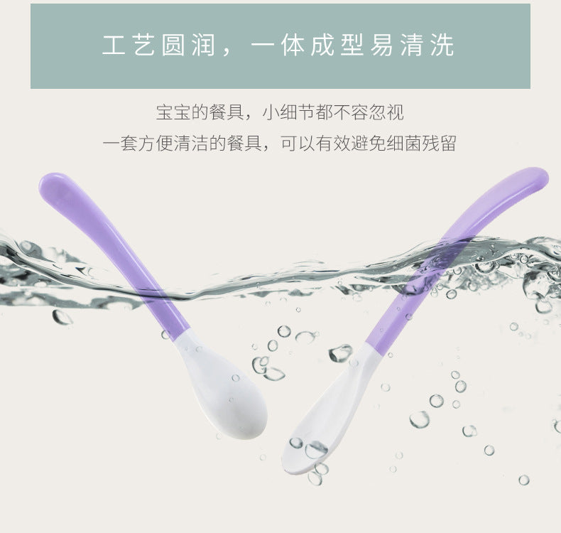 Manufacturer baby spoon baby spoon newborn learning to eat feeding kids feeding water food tableware oem export