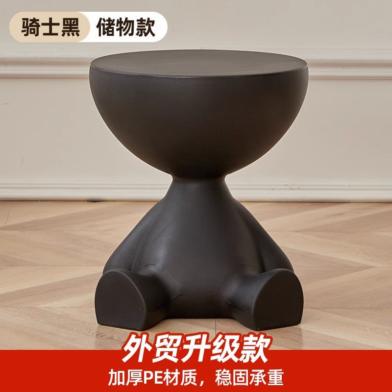 Creative bedside table for home, sofa side table, storage rack, bedroom balcony mobile mini table, small apartment coffee table