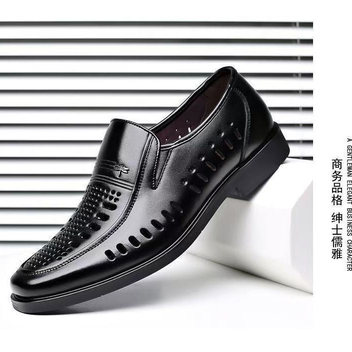 【military-grade leather shoes - premium quality】100% full grain cowhide leather, clearance sale! soft sole leather shoes for men, perfect for casual and business wear
