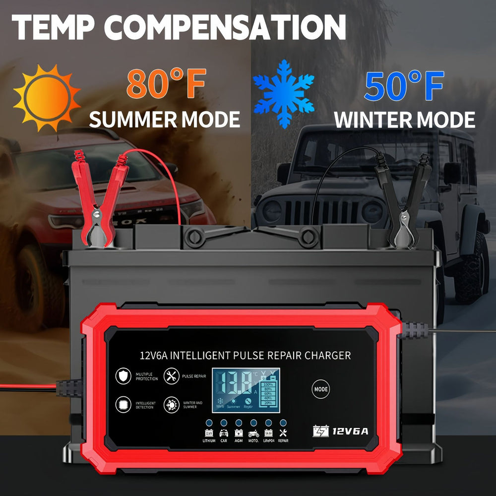 12v6a car and motorcycle battery charger 14.6v 12.6v lithium battery charger battery charger