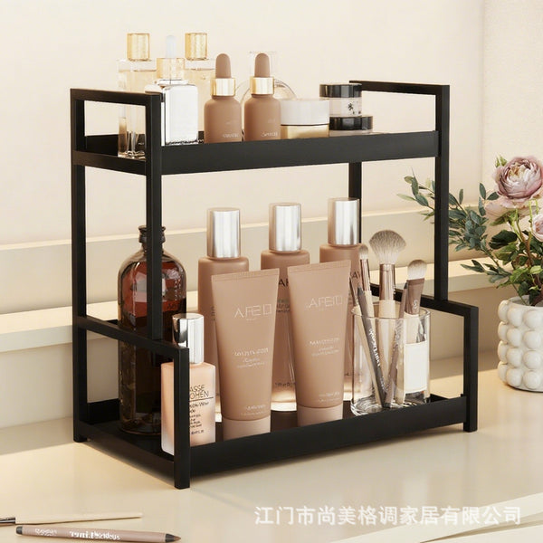 Toilet Shelf Wash Counter Cosmetics Storage Box Bathroom Dresser Perfume Skin Care Products Storage Shelf