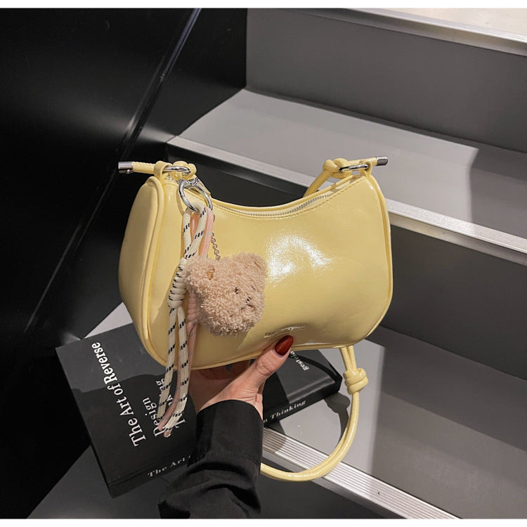 Cross-border retro fashion underarm bag 2025 new simple and versatile pillow bag Korean version of high-end shoulder messenger bag