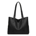 2025 new fashion large capacity women's shoulder bag pu leather tote bag simple versatile crossbody bag - cross-border