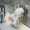 Waste towel storage box bathroom punch-free toothbrush toothpaste storage rack wash basin razor storage tube