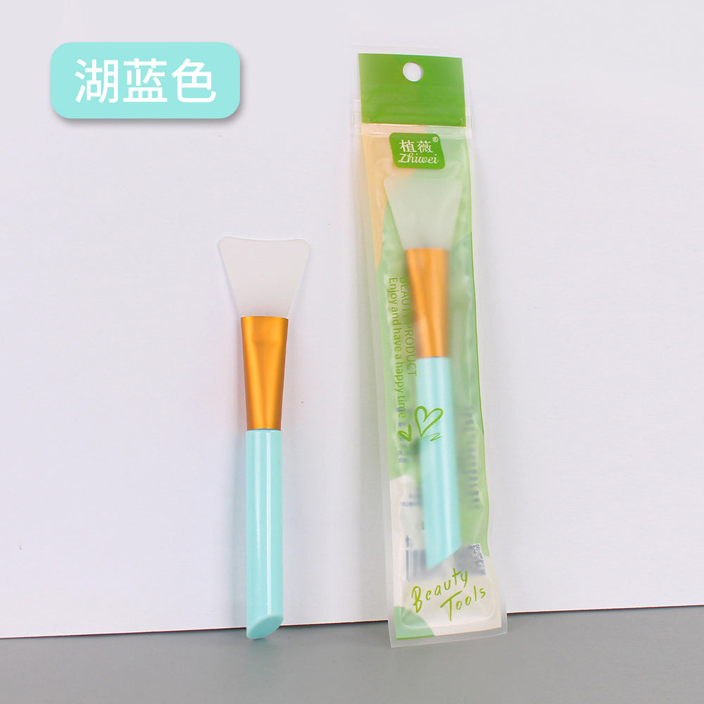 Zhiwei silicone mask brush diy beauty care tool beauty salon spa tool makeup brush soft glue head