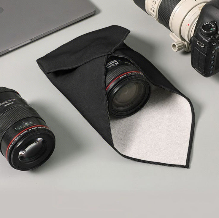 Camera patch cloth magic cloth lens bag 100% off storage cloth self-adhesive storage bag liner cloth mirrorless protective cover bag