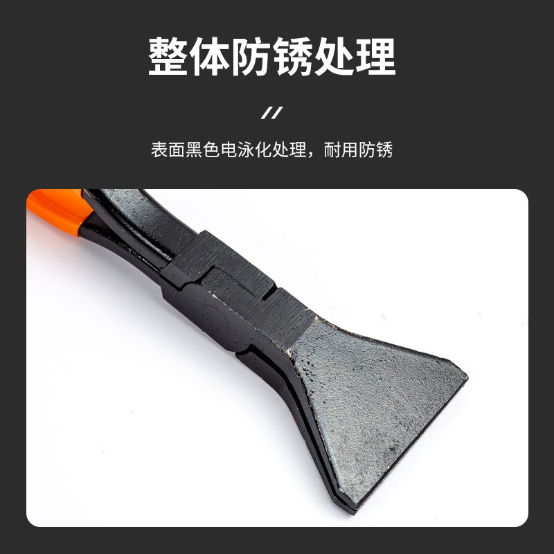 Auto repair sheet metal pliers straight 45 degrees 90 degrees bend nozzle, folding pliers, bending pliers, iron plate clamping plate wide head pliers