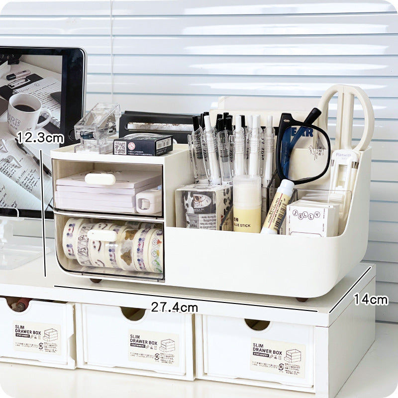 Storage box, drawer rack, office desktop desk, workstation, good things, women's hole board, finishing and remodeling artifact