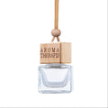 Car perfume square pendant hanging car aromatherapy bottle refill liquid fragrance long-lasting light fragrance car interior pendant