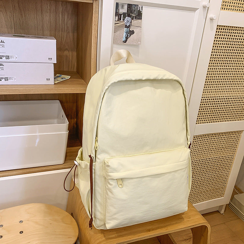New minimalist casual backpack - japanese style, perfect for high school and college students, commuting, lightweight, and fits a laptop