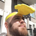 Influencer-approved palm-sized sun hat - 3d printed, adjustable, funny & creative headband sun hat - 3d one-piece dropshipping available