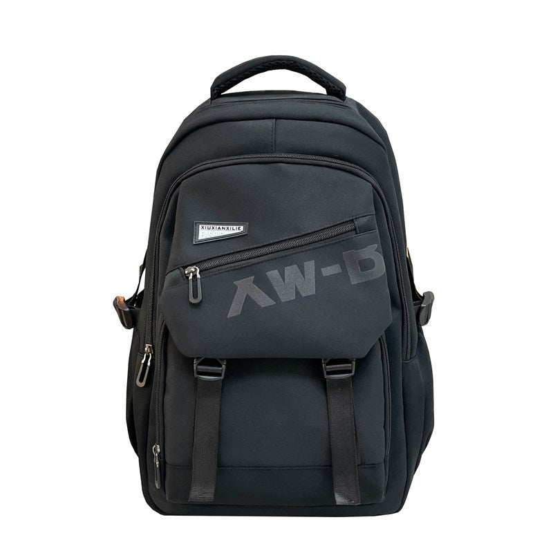 School bag Korean cute school bag female junior high school students high value niche large capacity multi-layer burden reduction college backpack