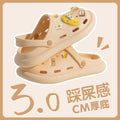 Crocs women's sandals 2023 summernew arrivalpopularthick solecute cartoon toe cap beach slippers trendy ins