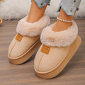plus sizewinternew arrival fur all-in-one snow boots women's non-slip northeast cotton boots fleece-linedthickenedheattech cotton shoes