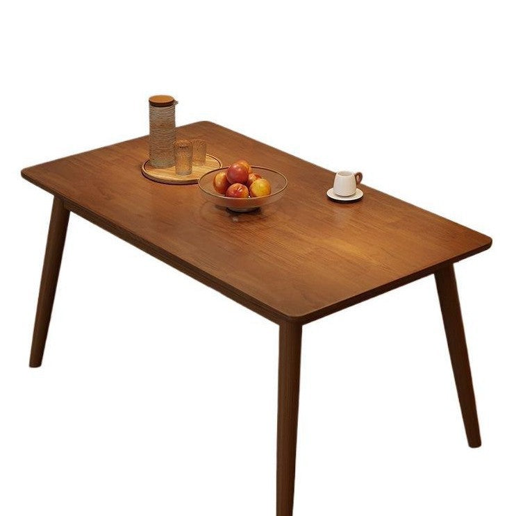 Solid wood dining table rectangular dining table nordic dining table solid wood computer desk for home small apartment dining table student desk