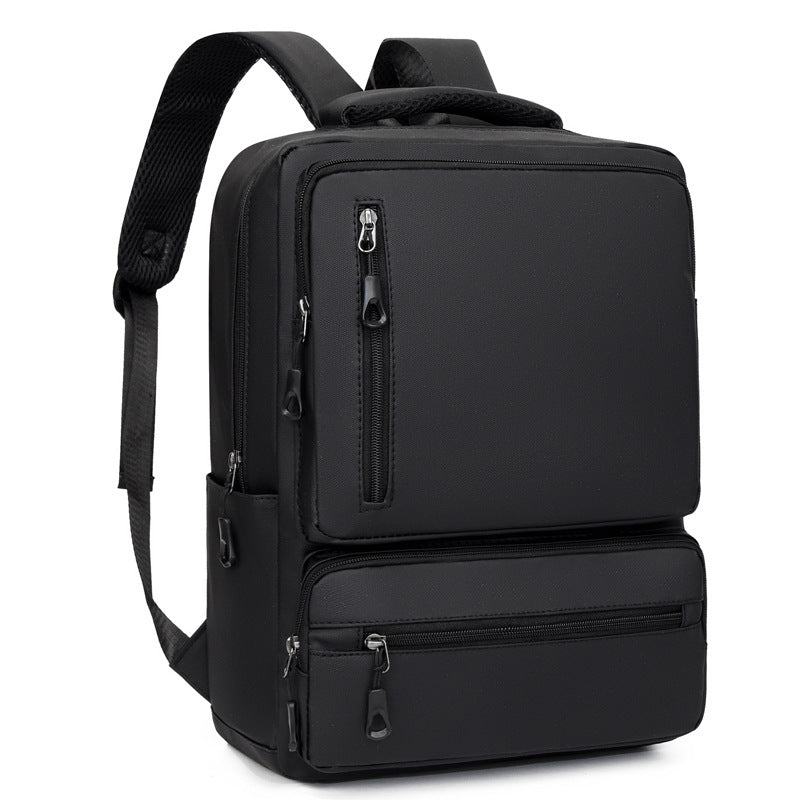 Processing custom leisure simple college student class commuting backpack new fashion trend lightweight simple backpack