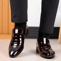 Men's leather dress shoes - new business casual style, breathable, pointed toe, perfect for spring/autumn, british & korean style, groom's wedding shoes