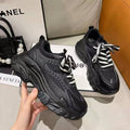 Super popular wheat ear dad shoes women's ins trendy autumn winter 2026new arrivaleasiest for matchthick solewhite sneakers for women