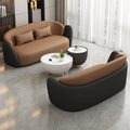 Sales office reception and negotiation rest area sofa chair office business reception and reception three-slot negotiation table and chair combination