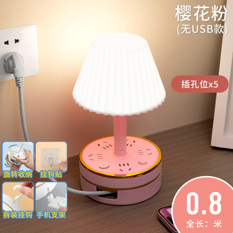 Master bedroom table lamp bedside lamp modern decorative atmosphere night light baby feeding eye protection soft light sleep usb socket