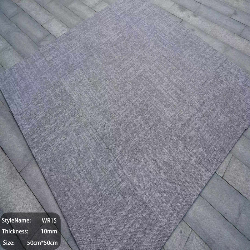 Extra thick commercial carpet for office use - large area, wear-resistant, quiet, square interlocking tiles for office buildings and conference rooms