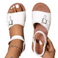 new arrivalplus size one-piece soft bottom sandals women's exportoutwearcasual flat heel beach sandals and slippers independent station