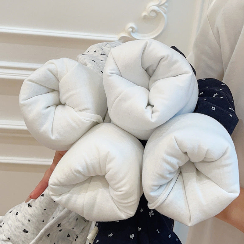 Autumn/winter girls' trendy three-layer quilted padded jacket, korean style warm top for baby girls, children's clothing