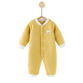 Fall and winter baby khaki cotton baby onesie 0-3-6 baby clothes heattechintimatesnewborn clothes crawling clothes