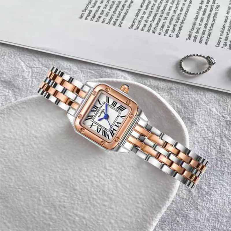 Xiangshiman small square manufacturer straight hair fashioneleganceretro roman classic women's watch quartz watch export watch