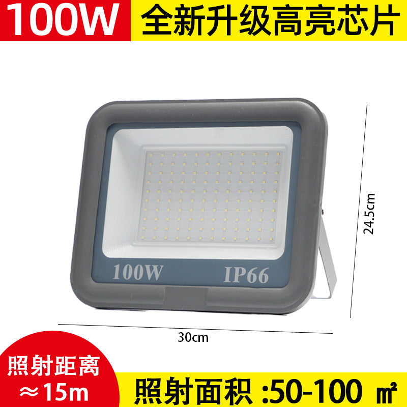 LED floodlight wide pressure 110v-220v outdoor high pole lighting super bright waterproof stadium wharf searchlight