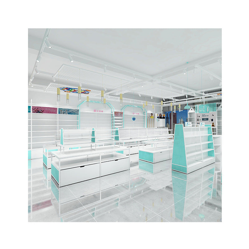 Display Shelf Figure Tide Play Blind Box Jewelry Wen Toy Store Mingchuang Youpin Shelf Shopping Mall Store Display Cabinet Customization